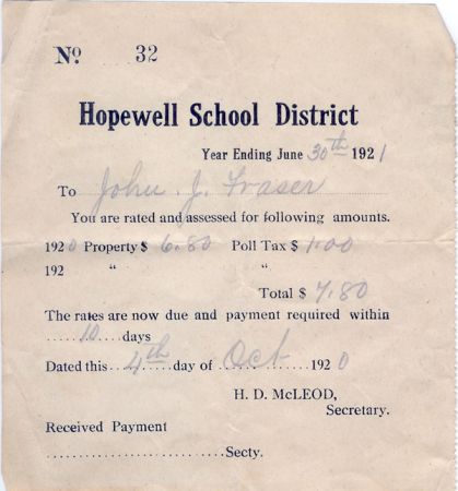 Hopewell School District Bill 337