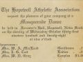 the hopewell atheletic association dance invitation 400